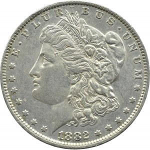 USA, Morgan, 1 dolar 1882 O, Nowy Orlean