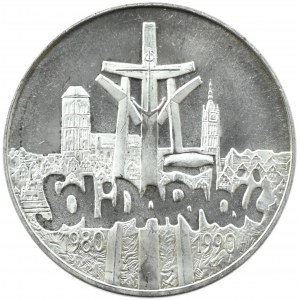 Polska, III RP, Solidarność (A), 100000 złotych 1990, typ A, Warszawa, UNC