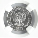 Polska, PRL, 20 groszy 1977, Warszawa, NGC MS66