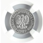 Polska, PRL, 10 groszy 1981, Warszawa, NGC MS66