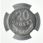 Polska, PRL, 20 groszy 1981, Warszawa, NGC MS65