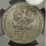 Polska, PRL, gen. Wł. Sikorski, 50 złotych 1981, Warszawa, NGC MS66