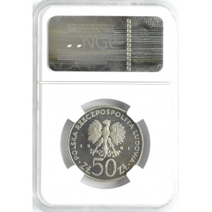 Polska, PRL, FAO, 50 złotych 1981, Warszawa, NGC MS66