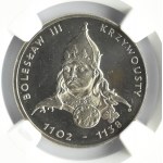 Polska, PRL, Bolesław Krzywousty, 50 złotych 1982, Warszawa, NGC MS66