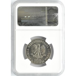 Polska, PRL, Przemysł II, 100 złotych 1985, Warszawa, NGC MS65