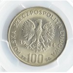 Polska, PRL, W. Witos, 100 złotych 1984, Warszawa, PCGS MS67