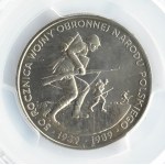 Polska, PRL, Wojna Obronna, 500 złotych 1989, Warszawa, PCGS MS67