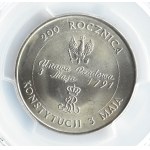 Polska, III RP, Rocznica Konstytucji 3 Maja, 10000 złotych 1991, Warszawa, PCGS MS67