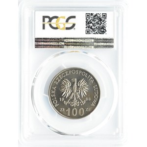 Polska, PRL, Jadwiga, 100 złotych 1988, Warszawa, PCGS MS67