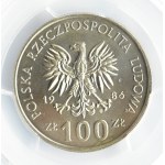 Polska, PRL, Władysław Łokietek, 100 złotych 1986, Warszawa, PCGS MS67