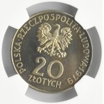 Polska, PRL, Rok Dziecka, 20 złotych 1979, Warszawa, NGC MS66