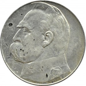 Polska, II RP, Józef Piłsudski 10 złotych 1936, Warszawa