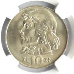 Polska, PRL, T. Kościuszko, 10 złotych 1969, Warszawa, NGC MS67