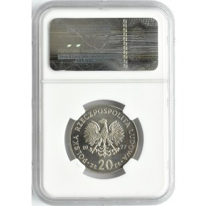 Polska, PRL, M. Nowotko, 20 złotych 1977, Warszawa, NGC MS66