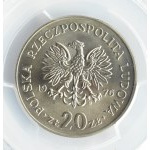 Polska, PRL, M. Nowotko, 20 złotych 1976, Warszawa, PCGS MS65