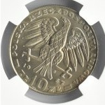 Polska, PRL, gen. K. Świerczewski, 10 złotych 1967, Warszawa, NGC MS65