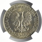 Polska, PRL, T. Kościuszko, 10 złotych 1966, Warszawa, NGC MS65