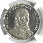 Polska, PRL, I. Łukasiewicz, 50 złotych 1983, Warszawa, NGC MS66