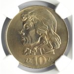 Polska, PRL, T. Kościuszko, 10 złotych 1970, Warszawa, NGC MS65