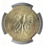 Polska, PRL, T. Kościuszko, 10 złotych 1970, Warszawa, NGC MS65