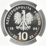 Polska, III RP, Akademia Krakowska, 10 złotych 1999, Warszawa, NGC PF69 ULTRA CAMEO