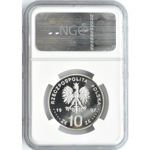 Polska, III RP, Stefan Batory - półpostać, 10 złotych 1997, Warszawa, NGC PF69 ULTRA CAMEO