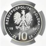 Polska, III RP, Stefan Batory - półpostać, 10 złotych 1997, Warszawa, NGC PF69 ULTRA CAMEO