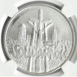 Polska, III RP, Solidarność (A), 100000 złotych 1990, typ A, Warszawa, NGC MS67