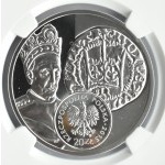 Polska, III RP, Półgrosz Władysława Jagiełły, 20 złotych 2015, Warszawa, NGC PF70 ULTRA CAMEO