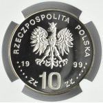 Polska, III RP, Władysław IV - półpostać, 10 złotych 1999, Warszawa, NGC PF69 ULTRA CAMEO