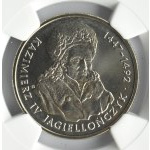 Polska, III RP, Kazimierz Jagiellończyk, 20000 złotych 1993, Warszawa, NGC MS67