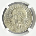 Polska, II RP, Głowa Kobiety, 10 złotych 1933, Warszawa, NGC AU55