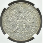 Polska, II RP, Romuald Traugutt, 10 złotych 1933, Warszawa, NGC MS61