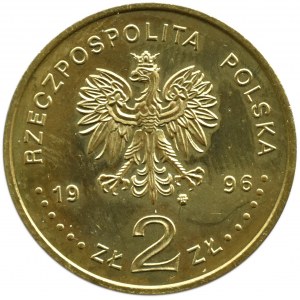 Polska, III RP, Zygmunt August, 2 złote 1996, Warszawa, UNC