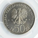 Polska, PRL, FAO, 50 złotych 1981, Warszawa, PCGS MS66