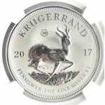 RPA, Krugerrand 2021, uncja srebra, NGC SP69