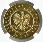 Polska, III RP, Pałac w Wilanowie, 2 złote 2000, Warszawa, NGC MS68