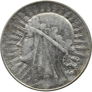 Polska, II RP, Głowa kobiety, 5 złotych 1933, Warszawa