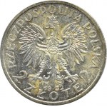 Polska, II RP, Głowa Kobiety, 2 złote 1932, Warszawa, piękne!
