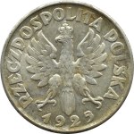 Polska, II RP, Kłosy, 2 złote 1925 bez kropki, Filadelfia