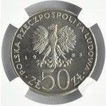 Polska, PRL, Teatr Wielki, 50 złotych 1983, Warszawa, NGC MS65