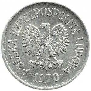 Polska, PRL, 1 złoty 1970, Warszawa