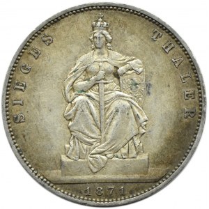 Niemcy, Prusy, Wilhelm I, talar 1871 A, Berlin