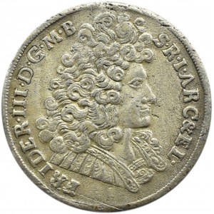 Niemcy, Prusy, Fryderyk III, 2/3 talara (gulden) 1692 LC-S, Berlin
