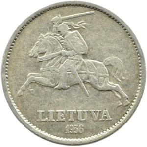 Litwa, ks. Witold, 10 litów 1936, Kowno