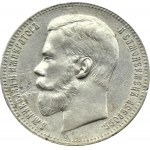 Rosja, Mikołaj II, 1 rubel 1898 AG, Petersburg, ładny