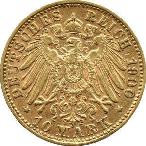 Niemcy, Bawaria, Otto, 10 marek 1900 D, Monachium