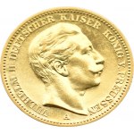 Deutschland, Preußen, Wilhelm II, 20 Mark 1888 A, Berlin, Probedruck!