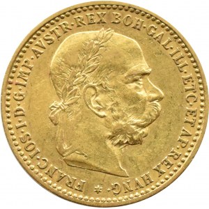 Austro-Węgry, Franciszek Józef I, 10 koron 1896, Wiedeń