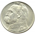 Polska, II RP, Józef Piłsudski, 10 złotych 1938, Warszawa, UNC